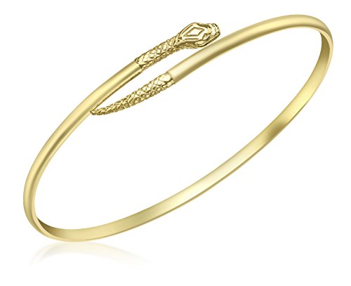 Carissima Gold Damen Armreif aus 9 Karat Gelbgold, Schlangen-Stil