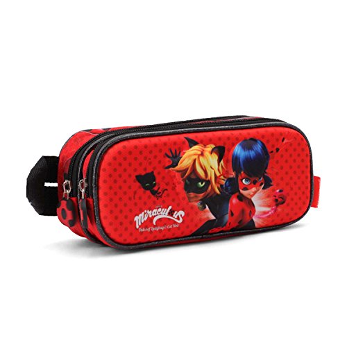 Karactermania Ladybug Defenders Estuches  22 cm  Rojo