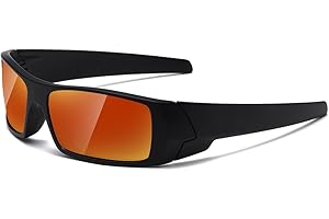 TIANYESY Polarized Sunglasses Men Womens Trendy Retro Rectangular Wrap- Ideal for Outdoor Adventures