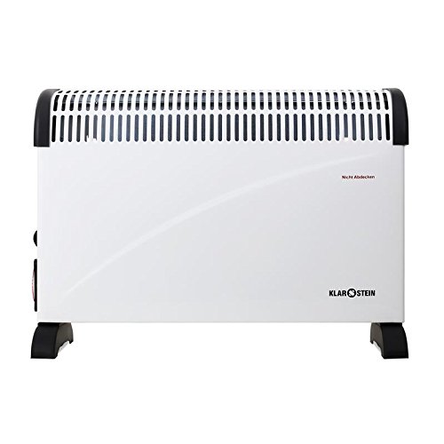 Klarstein HT005CV Konvektorheizung Heizkonvektor (max. 2000 Watt, 3 Heizstufen, Thermostat, geräuscharm, zur Wandmontage geeignet, Timer) weiß - 3