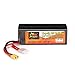 Produktbild ZOP Power 14.8V 6000mAh 45C 4S 1P Lipo-Batterie XT60 Stecker wiederaufladbar für RC Racing Drone Quadcopter Hubschrauber Auto Boot Modell - Dunkelgrau