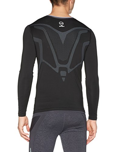 AMZSPORT Herren Kompressions-Shirt langärmlig Funktionsshirts BaseLayer Langarm - 2
