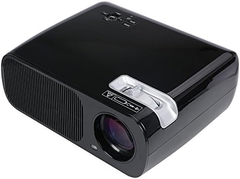 Anunu  800x600 LED Projector 2600 Lumen Home Theater support 1080P HDMI TV VGA AV USB YPBPR for Business Meeting movie video (Black)
