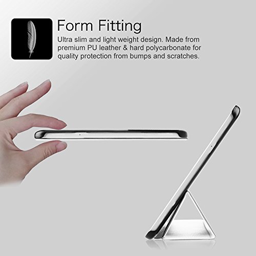 Fintie Samsung Galaxy Tab E 9.6 Hülle Case – Ultra Schlank Superleicht Ständer Smart Shell Cover Schutzhülle Etui Tasche für Samsung Galaxy Tab E T560N / T561N 24,3 cm (9,6 Zoll) Tablet-PC, Weiß - 4