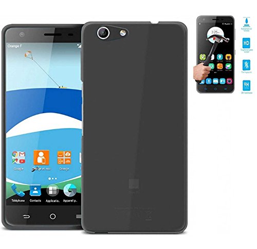 funda TPU LISA Negra para Zte Blade A506 (5.2) + Protector Cristal Templado