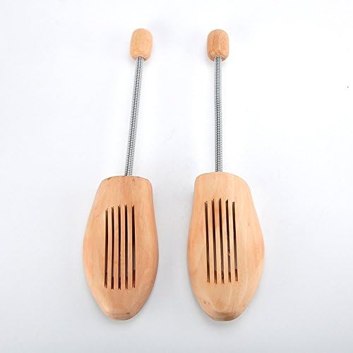 QFFL Female Solid Wood Shoe Stretchers Adjustable Footwear Stereotypes Stent Shoes Expander Shoe Brushes ( Size : 41/42 )