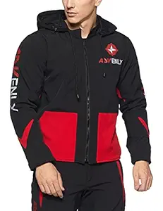 Advenly - DD-RG-0014 Super-Adventure Riding Jacket (Black and Red, XL)