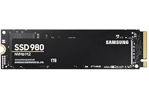 Samsung 980 1 TB PCIe 3.0 (up to 3.500 MB/s) NVMe M.2 Internal Solid State Drive (SSD) (MZ-V8V1T0BW)