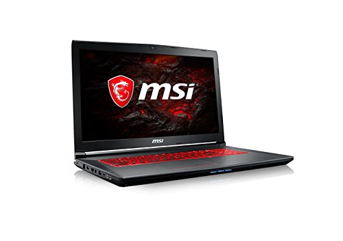 MSI GV72 17 3 inch FHD Gaming Laptop  Core i7-7700HQ  8GB RAM  1TB HDD  GTX 1050 Graphics  Windows 10 Home  7RD-833UK - Black