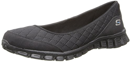 Skechers - Flex 2 spruced Womens - Black / Black - 3 UK