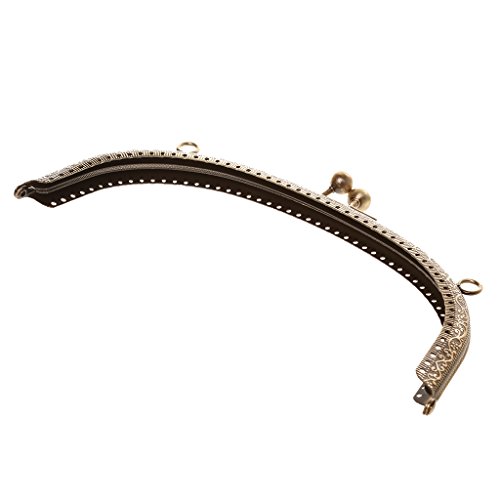 Nähen Kuss Verschluss Rahmen Handtasche Verschluss Münztüte Abend Handtasche – 20cm - 4