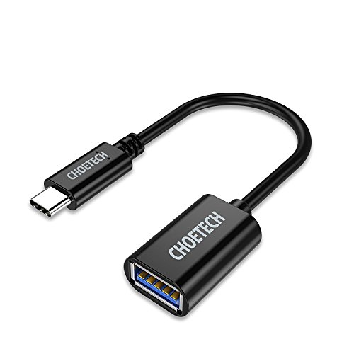 USB C Adapter auf USB 3.0 CHOETECH (0.5ft/15cm) USB Type C auf USB 3.0 Type A [OTG] Adapter Kabel für LG G6, G5, 2016 MacBook Pro, MacBook 2015/2016, Chromebook Pixel, Nokia N1, Nexus 5X/6P und andere