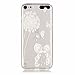 Produktbild MUTOUREN für iPod Touch 5/Touch 6 Transparent TPU Silikon Schutz Handy Hülle Case Cover [Kratzfeste, Scratch-Resistant] Hülle Schutzhülle Crystal Kirstall Durchsichtig Fall-Abdeckung Etui TPU Bumper Schale - Löwenzahn und kleine Liebhaber