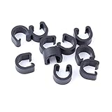 Heart Service Bicycle Line Tube C-buckle Plastic Bike Brake Cable Buckle Housing Hose Guide C-Clip 10 Pcs