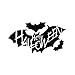 Price comparison product image JEZmiSy Fashion Spooky Bat Wall Sticker Decal DIY Window Party Haunted House Decoration - Bat
