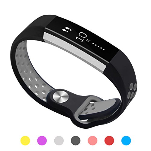 Kutop für Fitbit Alta HR Armband weiches Silikon sports Ersetzerband Silikagel Fitness verstellbares Uhrenarmband für Fitbit Alta HR