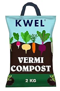 KWEL Organic Vermicompost Fertilizer Manure for Plants - 2Kg