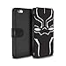 Price comparison product image STUFF4 PU Leather Wallet Flip Case/Cover for Apple iPhone 6 / Face Mask Design / Black Panther Inspired Collection