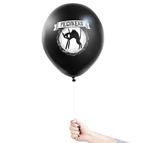 Pechkeks Anti-Party Ballons – schwarze Luftballons mit Ansage – Silvester Edition - 4