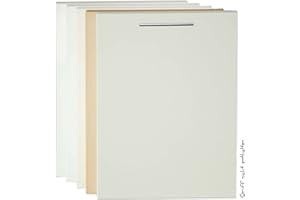 Holzgrusskarten.at Geschirrspülerfront voll-, teilintegrierte Spülmaschinen, Geschirrspülertür in Lichtgrau - 594 x 565 mm, 19mm Stärke