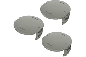 ZGUZIJI 3 Pezzi Copertura Bobina Ricambio,Copertura per Bobina,Ricambio per Tagliaerba,Copertura Bobina per Tagliabordi,Copertura per Bobina,Compatibile con Bosch F016F05320
