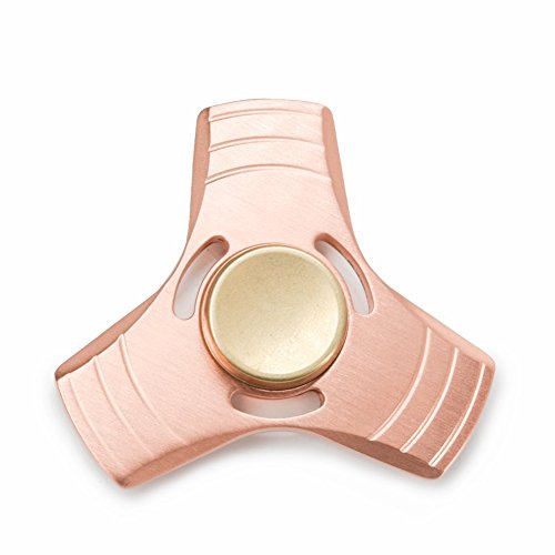 Mebarra Hand Fidget Spinner Tri-Spinner EDC Focus Toy ,High Speed 6-8 Min, Copper material (Golden) Mebarra Hand Fidget Spinner Tri-Spinner EDC Focus Toy ,High Speed 6-8 Min, Copper material (Golden)