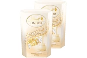 Lindt Lindor White Chocolate Truffle Cornet Box (2 x 200 g)