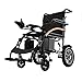 Produktbild HYYBZ Elektrischer Rollstuhl, Faltbarer 4 Rollen Roller, Li-Ion-Akku, Sitzbreite 46 cm, Belastung 100 kg, Leistung 180W * 2, für ältere und Behinderte Menschen