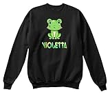 Sudadera Teespring para Hombre - M - Violetta Frog / Violetta Grenouille