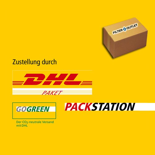 5x Filter für Maico Lüfter ZF 17 – 145x145mm – Ersatzfilter zu ERU 17 und ERA 17 – Filtereinsatz- Ersatzfilter – 0093.0644 - 3