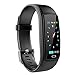 Produktbild Fitness-Tracker, Fitness-Watch-Activity-Tracker Mit Herzfrequenz-Überwachung, IP68 Waterproof Schlafüberwachung Pedometer Smart Watch,Black