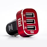 equinux tizi Turbolader 3x MEGA - 3x USB Chargeur pour la voiture avec Auto Max Power