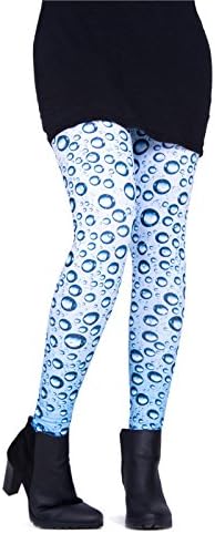 Printed Colorful Leggings (one Size) - Waterdrops