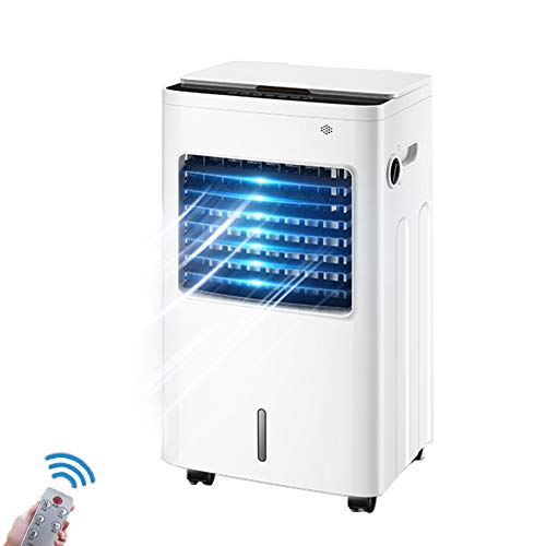 Preisvergleich Produktbild LIANGLIANG Klimaanlage Tragbar Remote-Fernbedienung Luftreiniger Wassergekühlte Luftgebläse Befeuchtung Heizung Dual-Verwendung Kunststoff, 7,5 Stunden Intelligente Timing