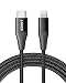 Produktbild Anker Powerline+ II USB-C auf Lightning Kabel, 180cm lang, Nylon-umflochtenes Ladekabel für iPhone X/XS/XR/XS Max / 8/8 Plus, unterstützt Power Delivery (für Typ-C Ladegeräte) (Schwarz)
