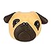 Price comparison product image Need For Gift® Fabulous Squeeze Stress Ball Pug Dog - Model 2019 - PU Material - Gift for Men Women Boy Girl Boyfriend Girlfriend Teens Kids Child - Xmas Stocking Filler (Sizes 12cm) - One Supplied