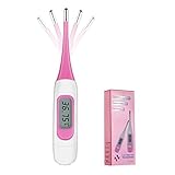 Digital Basal Thermometer, Highly Accurate 1/100th Degree BBT Body Basal Temperature Thermometer for Adults Ovulation Test, Oral & Underarm Thermometer，Storage Box and Ovulation Chart Includes