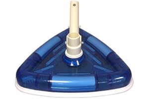 ‎WELL2WELLNESS well2wellness® Poolsauger Pool Bodensaugerbürste 'Dreieck Power transparent' - speziell für eckige Becken