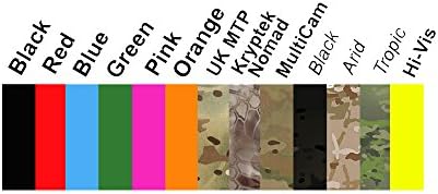 Onie Canine 'Onie' 25mm Dog Collar - Police Security k9 Fashion Cobra Mil Spec (Black)