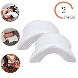 BEAUTRIP Memory Foam Gewölbtes Kissen, Cool Ice Silk Chiropractic Vented Cervical Wirbel Komfortables Anti-Druck-Hand-Langsam-Rückprall-Druckkissen für Seitenschläfer Hand-Nackenschutz BEAUTRIP Memory Foam Gewölbtes Kissen, Cool Ice Silk Chiropractic Vented Cervical Wirbel Komfortables Anti-Druck-Hand-Langsam-Rückprall-Druckkissen für Seitenschläfer Hand-Nackenschutz