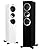Diffusore Hi-Fi Kef R 700 acustico da pavimento 3 Vie Bass Reflex White/Black; coppia/pair altoparlanti/floorstanding