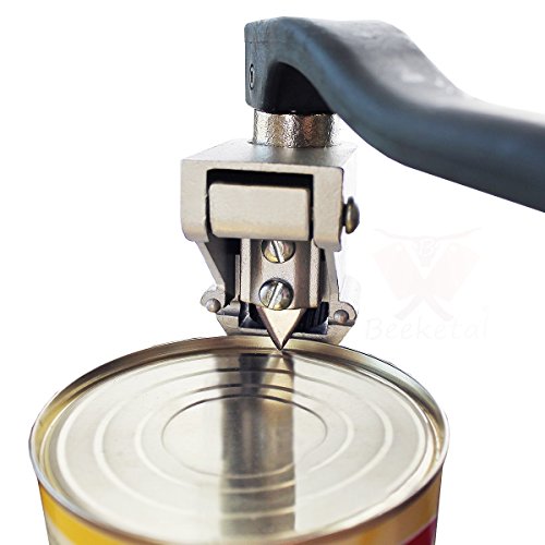 Beeketal ‚BDÖ56‘ Profi Gastro Tischdosenöffner für bis zu 50 cm hohe Dosen, mit Schneidemesser aus gehärtetem Stahl und Tisch Befestigungszwinge, Dosenöffner mit manueller Handkurbel und Drehknauf (handgelenkschonend) - 3