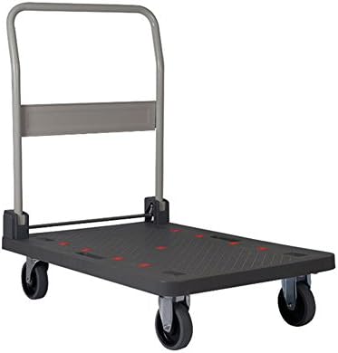 ZGL Trolley Trolley Four Rounds Portable Flatbed Truck Express Delivery Delivery Onboard Handling Cargo Vehicle Car Hand Car (Size : S)