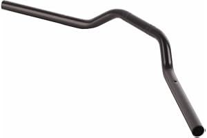TBEST Manillar de Motocicleta, Cromo de 7/8, Powersports, Acero de 22mm, Pieza de Repuesto de Barra de Arrastre (Cromo) (Negro)