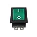 Produktbild SODIAL (R) gruen Licht 4 Pin SPST ON / OFF-Snap-in Wippschalter 15A 30A 250V AC 28x21mm