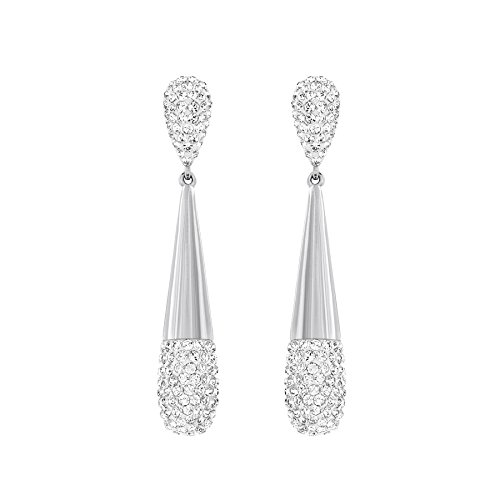 Swarovski Damen-Ohrhnger rhodiniert Glas transparent 4.5 cm - 5124049 Swarovski Damen-Ohrhnger rhodiniert Glas transparent 4.5 cm - 5124049