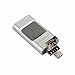 Produktbild 3 in 1 Externe USB-Flash Drive 32 GB 64 GB 128 GB 256 GB OTG Pen USB 2.0 Memory Stick i-flash pendrives für iPhone 7/7plus/5/5S/5 C/6/6S Plus/iPad Android Smartphones 256 GB