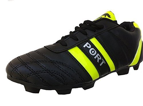Port Unisex Black Andy PU Football Shoes RS.749 (75.00% Off) - Amazon