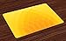 Produktbild Muccum Yellow Place Mats Set of 4 Illustration of Modern Unusual Shaded Motifs Dreamlike Retro Design Art Print Washable Fabric Placemats for Dining Room Kitchen Table Decor Orange Yellow