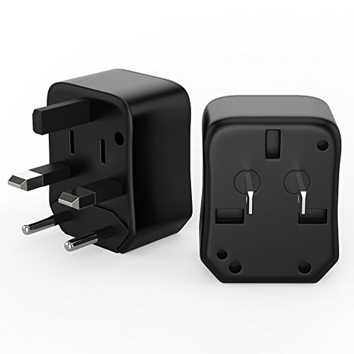 shenzoo® Reiseadapter universal für China, USA, Japan, Kanada, Australien, UK in weiss